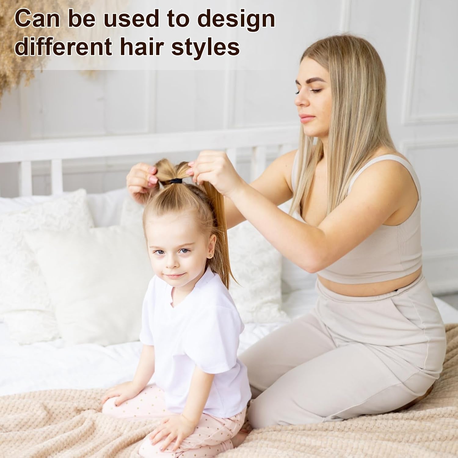 150 PCS Black Hair Ties for Women Men Girls, 4MM Elastic Hair Bands Ponytail Holders, Thick Curly Hair Long-Lasting Braids, Premium Hair Elastics Tie